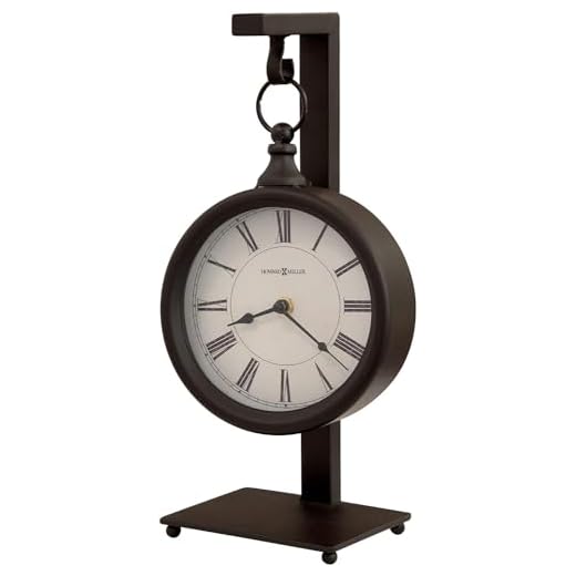 Howard Miller Kooskia Mantel Clock II 549 721 – Windsor Cherry with Quartz & Dual Chime Movement