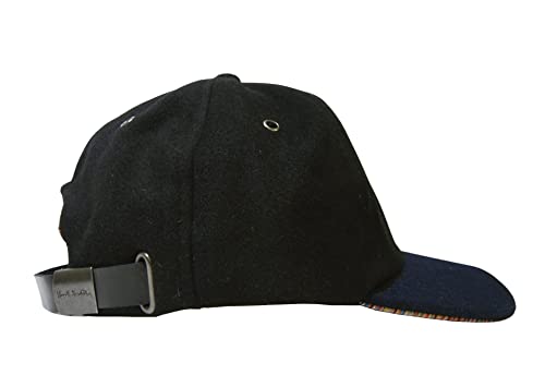 [ポールスミス] 帽子 メンズ キャップ ベースボール ウール Signature Stripe Trim[並行輸入品] (ブラック)