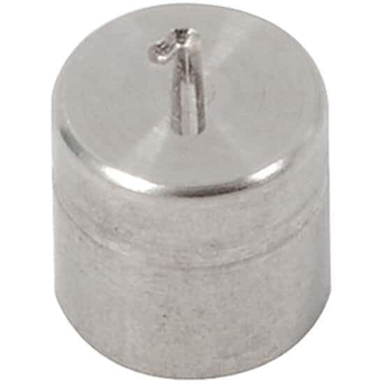 Poids d'essai 1 g Troemner Classe F cylindrique avec rainure pour calibrage précis