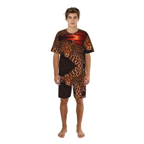 Pyjama tigre en polaire douce et respirante pour homme et femme