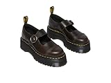 Dr. Martens Women's Addina Leather Platform Shoes, Dark Taupe, 9