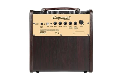 NUX Stageman II AC-80 80W Bluetooth Battery/DC Acoustic Guitar Amplifier, Acoustic Impulse Response - Image 2 thumbnail