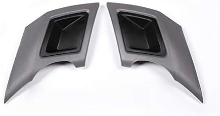 Rear Exhaust Muffler Tail Pipe Trim Cover 2pcs for Land Rover Discovery 5 L462 2017-2019 (Silver)