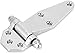 Door Hinges,Stainless Steel Folding Butt Hinges, Door Hinge Cast Zinc Alloy Hinge Industrial Box Refrigerator Oven Heavy Duty Hinge 270 Degree Rotation