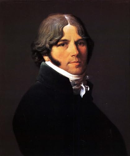 Cuadro en lienzo de Jean Marie Ingres por Auguste Ingres para decoración de oficina de 60x90cm