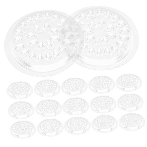 Vaguelly 30 pièces Plateau Porte Colle pour Extension de Cils Acrylique Support de Grafting Lash et Pad Pratique pour Salon de Beauté et Usage Personnel