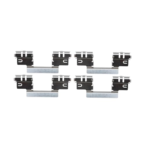Image of Detroit Axle - Rear Ceramic Brake Pads for 2014-2018 Chevy Silverado 1500 | GMC Sierra 1500, 15-20 Tahoe Yukon Suburban Cadillac Escalade ESV, 2019 Silverado 1500 LD Sierra 1500 Limited Brake Pads