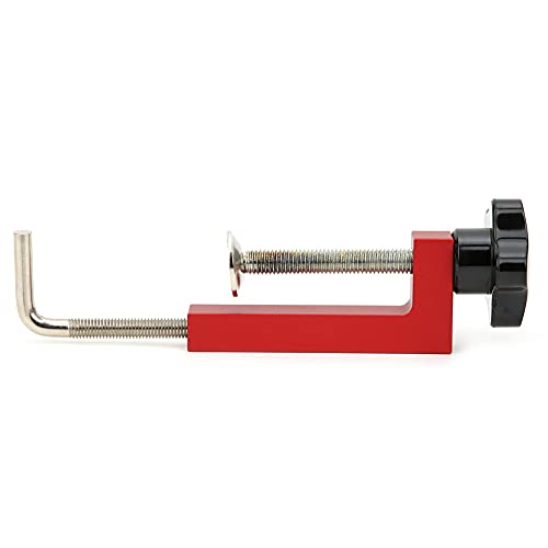 G Clamp Woodworking Fixed Clamps 70mm to 150mm Clamping Industrial Grade Hand Operated Tool with Aluminum Alloy Construction for Fence Installation and Woodworking Projects Red (Red)
