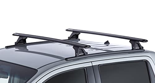 Rhino-Rack Cap/Topper/Canopy Track Set 71 Inches, Aluminum, Black (Rtc18) #TOP7