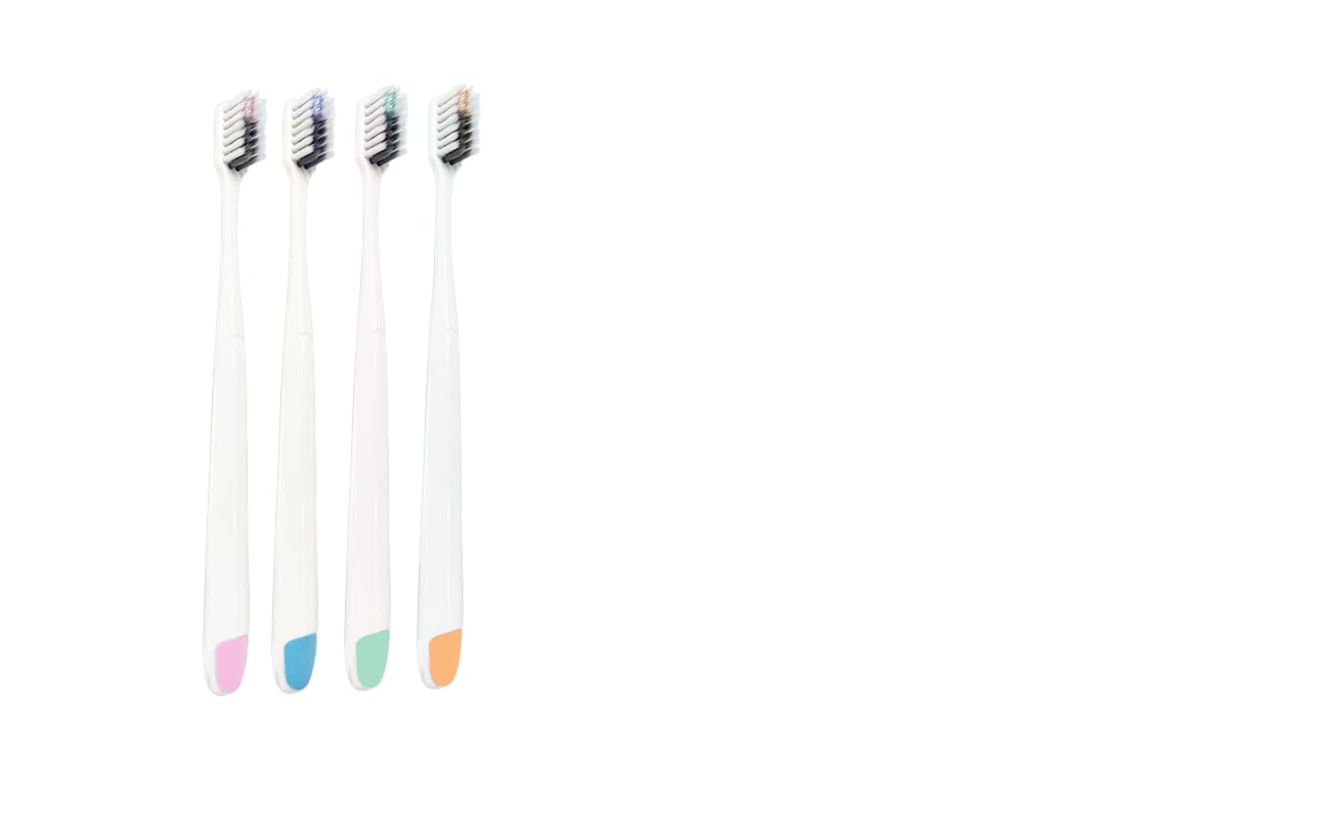 T-Brite × Vega Soft Toothbrush 4-Pack – Spiral Bristles, Bamboo Charcoal Core, Ultra-Soft Gum Care, Compact Head, Sensitive Teeth Cleaning, Deep Stain Removal Oral Care Set-image-30
