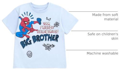Image of Marvel Short Sleeve T-Shirt Toddler to Big Kid