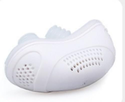 DrivEx 【2025 改良】いいびき防止グッズ 電動ノーズクリップ いびき防止装置2-in-1 鼻マスク ノーズプラグ 鼻栓 ノーズマスク 対策 グッズ 睡眠補助 安眠グッズ いびき対策ベルト無臭 快眠 鼻呼吸促進 男女兼用 (ホワイト)