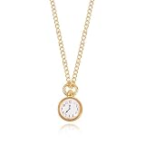 VOSAREA Miniature Pocket Watch Dollhouse Mini Alloy Pocket Watch for Vintage Style Dollhouse Decor