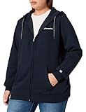 sudaderas mujer adidas  Champion Plus Size Full Zip, Sudadera con capucha, para Mujer, Bleu Marine, S