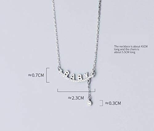 Collier avec lettres style coréen le cadeau idéal sous forme d'ornement de cou - 4