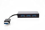 Targus ACH122USZ 3-port USB/Ethernet Combo Hub - USB - External - 3 USB Port(s) - 1 Network (RJ-45) Port(s) - 3 USB 3.0 Port(s)