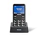 Panasonic KX-TU155EXBN 2G Essentials Handy für Senioren (Ladestation, SOS-Notfalltaste, Prioritätsanruf, Großtastentelefon, hörgerätekompatibel, Bluetooth, UKW-Radio, Kamera) Schwarz
