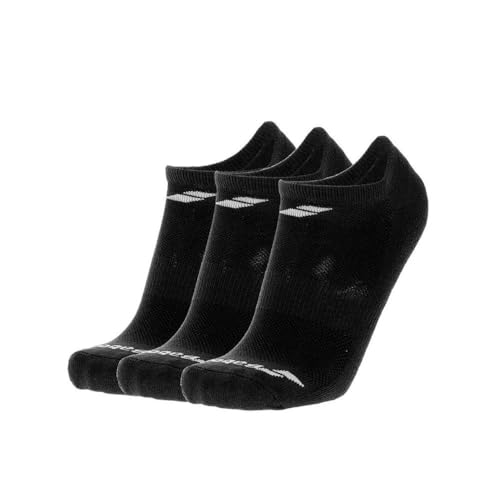Image of Babolat Invisible 3 Pairs Pack Women Socks (Black /Black) (3 /5.5)
