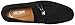 Stacy Adams Men's Neville Moc-Toe Slip-On Penny Loafer Shoe, Black Suede, 10.5 M US