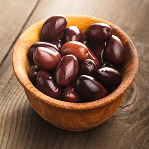 Miniatura 5 de MOLON LAVE Aceitunas Kalamata  Gourmet  Todo natural  Aceitunas griegas grandes  En salmuera de oliva y AOVE  Receta secreta  Alto polifenol  Dieta