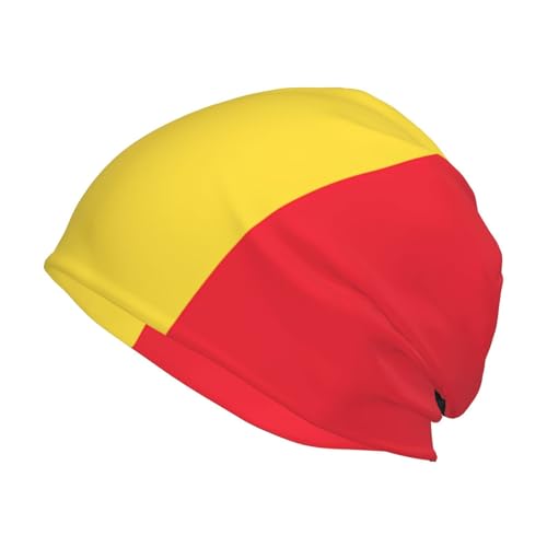 YILEQUAN Belgium Flag Winter Knit Hat for Men & Women