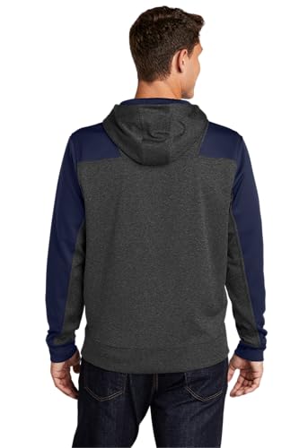 SPORT-TEK Men's Colorblock Tech Fleece 1/4 Zip3
