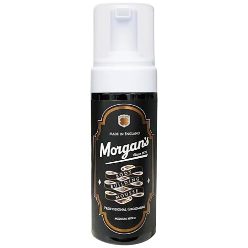 Morgan's Pomade Body Building Mousse, Medium Hold Hair Styling Mousse,