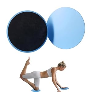 2PCS Dual Sided Gliding Discs,Core Sliders for Home Gym Workout,Pilates Sliders for Abdominal & Full Body Exercises,Gym Sliders Discs,Use on Carpet Hard Floors,Core Exercise Equipment for Women & Men