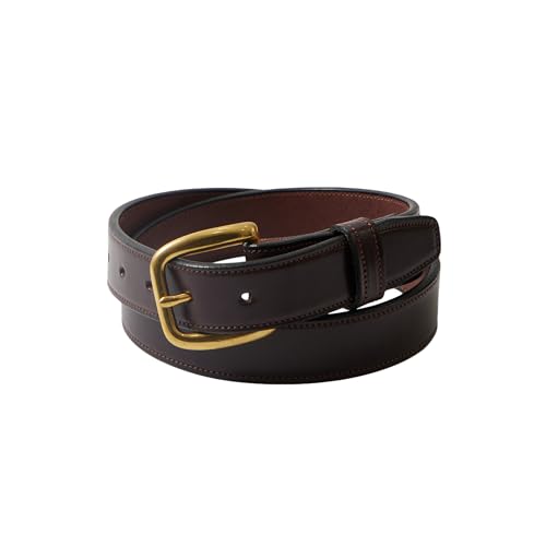 (�g���[���U�[) TORY LEATHER 1.25 INCH SINGLE STITCHED BRIDLE LEATHER BELT - HAVANA_BRASS (36, HAVANA_BRASS)