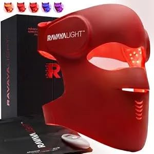 Led Red Light Therapy Face Mask 4 Wavelengths, 280 Leds,5 Modes,Wireless | Fda Cleared 50 Mw/Cm² Irradiance Clears Breakouts,Fades Dark Spots &Amp; Smooths Fine Lines For Visibly Firmer,Brighter Skin