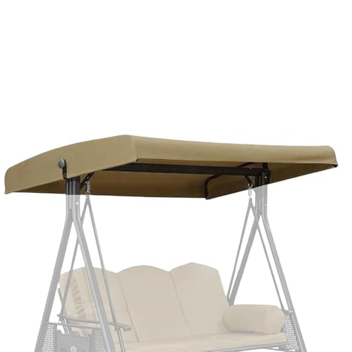 Toldo de repuesto para balancín de exterior cubierta de jardín 190x120 cm 2