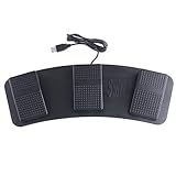 Multifuncional: este pedal de pie es perfecto para jugar, también adecuado para fábrica, prueba, control de instrumentos y discapacitados, etc.