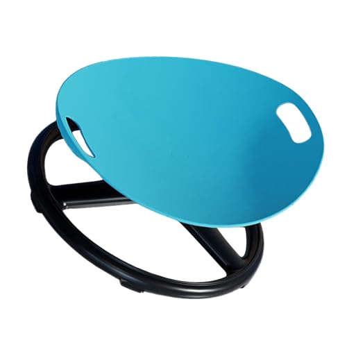 YIGZYCN Silla giratoria de entrenamiento de equilibrio con asiento giratorio suave para sentarse y girar, juguete calmante, silla redonda para platos, base estable que mejora la coordinación