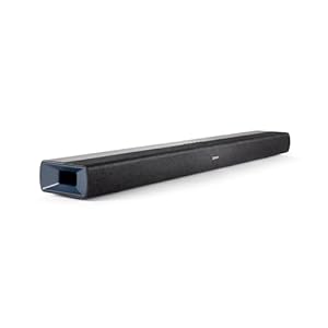 Denon DHT-S218 2.1 Soundbar mit Dolby Atmos, integrierten Subwoofer, Bluetooth® Low Energy (LE) Audio, 4K UHD, und HDMI ARC, Schwarz