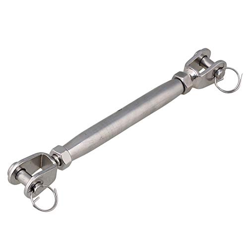 2 piezas Tensor para cable de acero con cuerpo cerrado europeo M10 de acero inoxidable miniatura 2