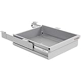 Heavy 16 Ga Cold Rolled Steel Drawer Kit - Powder Painted - 4" High x 14.5" Wide x 17" Length - Gray - by BenchPro.
