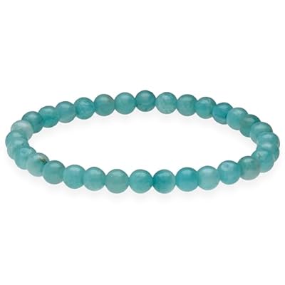 Lebensquelle Plus Cuentas de piedras de 6 mm | Pulsera de piedras naturales elástica (Amazonita) | Ya disponible en tu tienda friki favorita! En mundofriki.es!