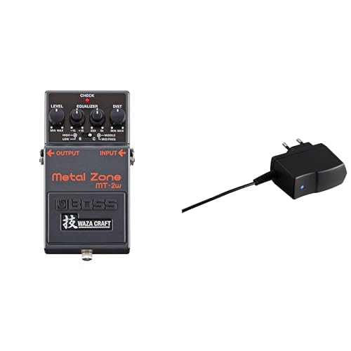 Pédale Metal Zone Waza Craft MT-2W BOSS pack adaptateur alimentation secteur