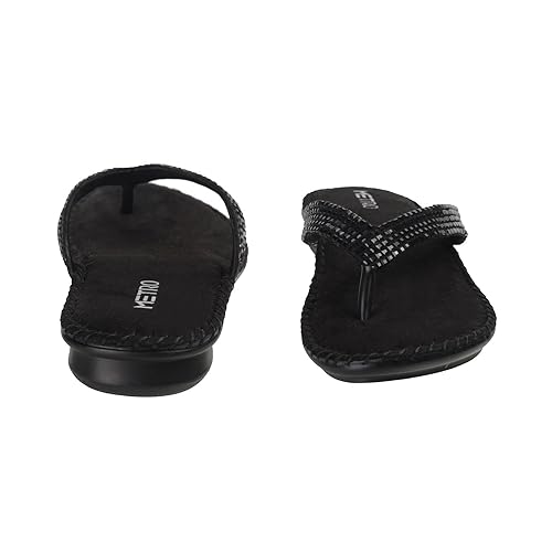 Image of Metro Women's Gold Embellished Casual Comfort Fashion Slippers