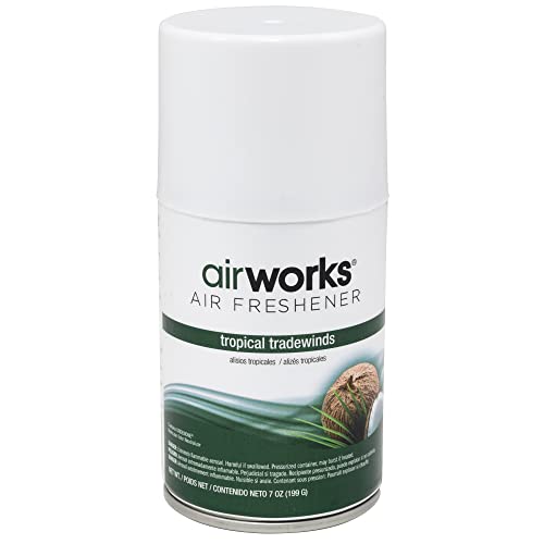 Image of Hospeco Health Gards Metered Aerosol Air Freshener (Tropical Tradewinds Scent, 7 oz. Cans, Case of 12)