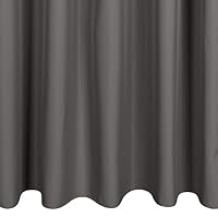 Eurofirany Garden Outdoor Vorhang mit Klett-Schlaufen, 1 Stück, Blickdicht & Wetterfest, UV-Schutz, für Balkon Terrasse Pergola Pavillon, H220 x B155 cm, Dunkelgrau – Ansicht 9