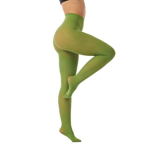 Image of Frola Semi Opaque Tights for Women 40 Denier Matte Solid Color Pantyhose Soft Stockings Nylons Under Dress