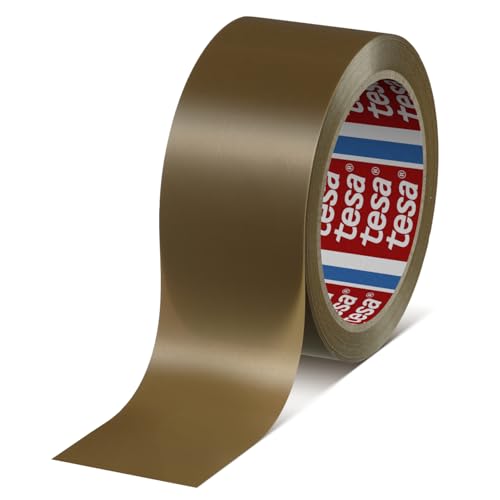tesa PVC Verpackungsband (66m: 5mm) braun