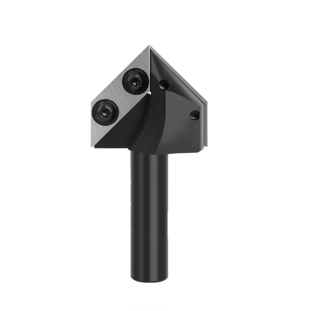 Suitable 1 / 2Inch Shanks Hard Metal V Grooves Router Bit Carving Bit for Accuracy Signmaking and Woodworking Woodworking Router