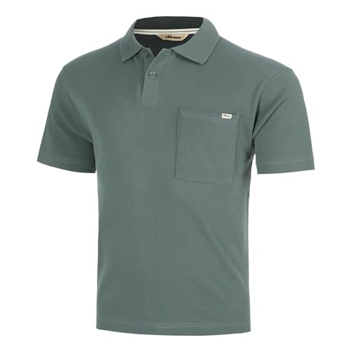 Ellesse Arivito Polo Hombres Verde Oscuro