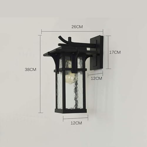 Applique murale extérieure E27 étanche pour terrasse et jardin moderne