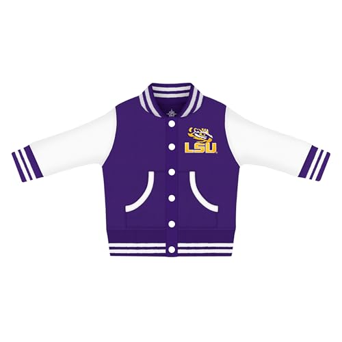 Image of Creative Knitwear College Baby Varsity Jacket Lightweight - Team Logo, Multiple Colors, Unisex, (0 Months - 8 Years)