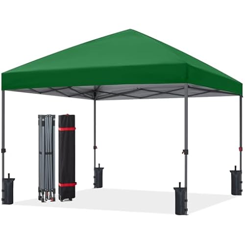 ABCCANOPY 10x10 Pop Up Canopy Tent, Heavy Duty Weather Protection, Green