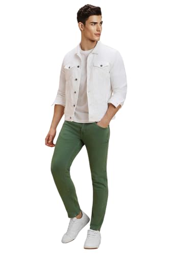 Image of FOREVER 21 Men Solid Skinny Fit Jean