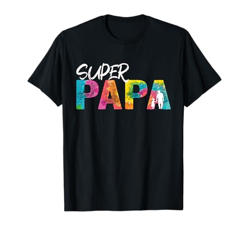 Hombre Super Papa - Día del Padre Camiseta